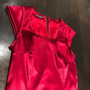 Red Dolce and Gabbana Dress!